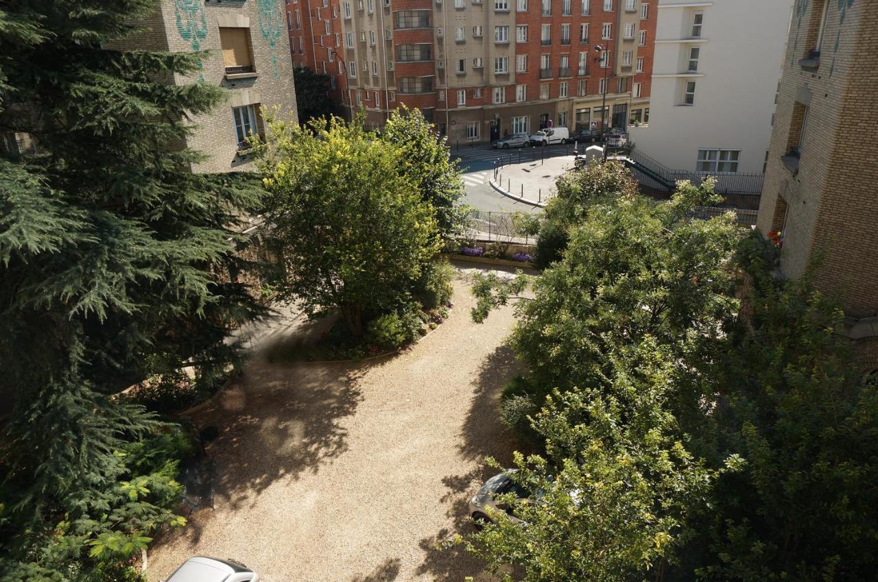 Luxueux Appartement Sur Jardin Paris Extérieur photo