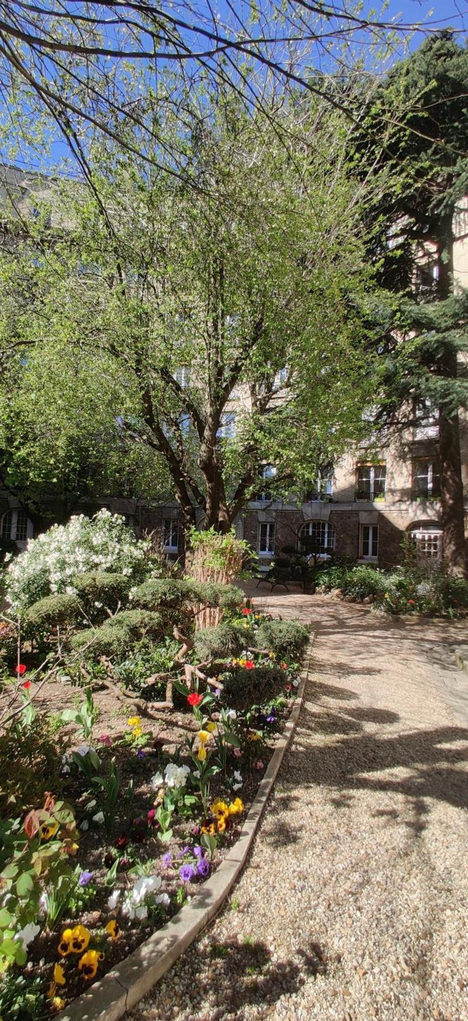 Luxueux Appartement Sur Jardin Paris Extérieur photo